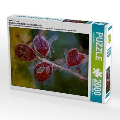 Ein Motiv aus dem Kalender Blumen und Blätter in abstrakter Art (Puzzle)