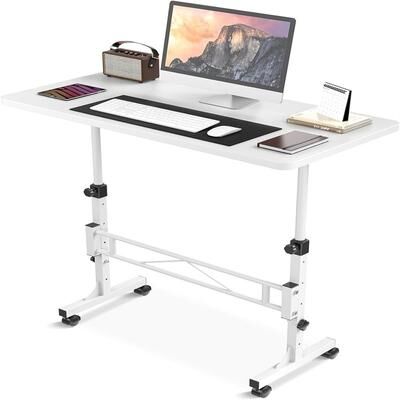 No Small Standing Desk Adjustable Height, Mobile Stand Up Desk