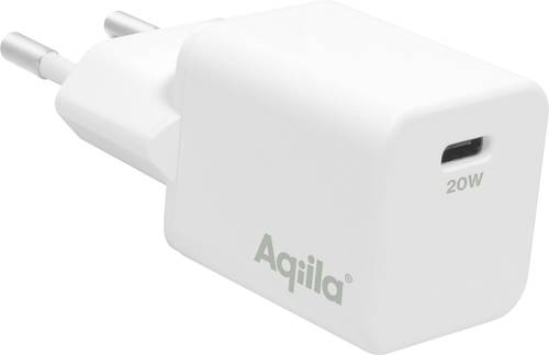 Aqiila W1 USB Ladegerät 20W 1x USB-C Weiß Innenbereich