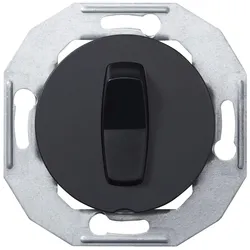 Elso WDE011202 Taster mit Zentralplatte schwarz RENOVA
