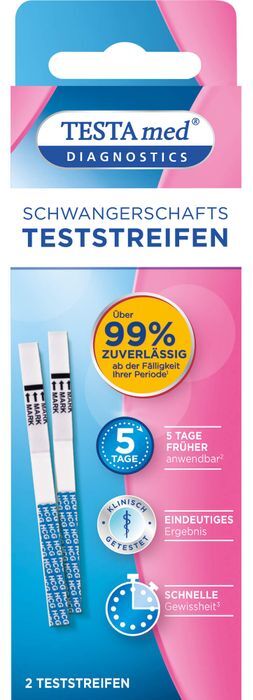 Sebapharma GmbH & Co. KG TESTAMED Schwangerschaftstest 2er 1 P