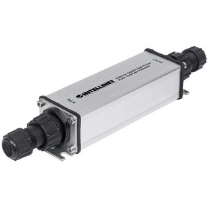 Intellinet PoE-Extender 561211, Outdoor PoE-Verlängerung, bis 1 Gbit/s, PoE+, wetterfest IP65, Verlängerung um 100 m