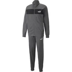 PUMA Herren Sportanzug Poly Suit cl, Größe S in Grau Grau