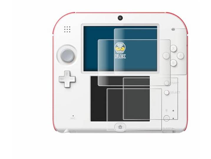 BROTECT 2 Stuks Schermbeschermer voor Nintendo 2DS