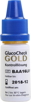 Aktivmed GmbH GLUCOCHECK GOLD Kontrolllösung hoch 4 ml 11864904