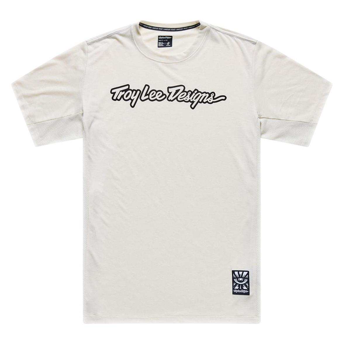 Troy Lee Designs Skyline Ride SS Tee, Signature, pumice, S (S) (382072032)