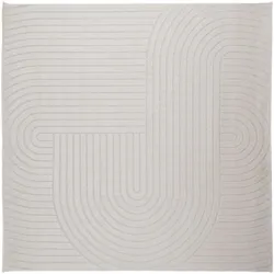 vidaXL, Teppich, Malik (Zen-Sand) (240 x 240 cm)