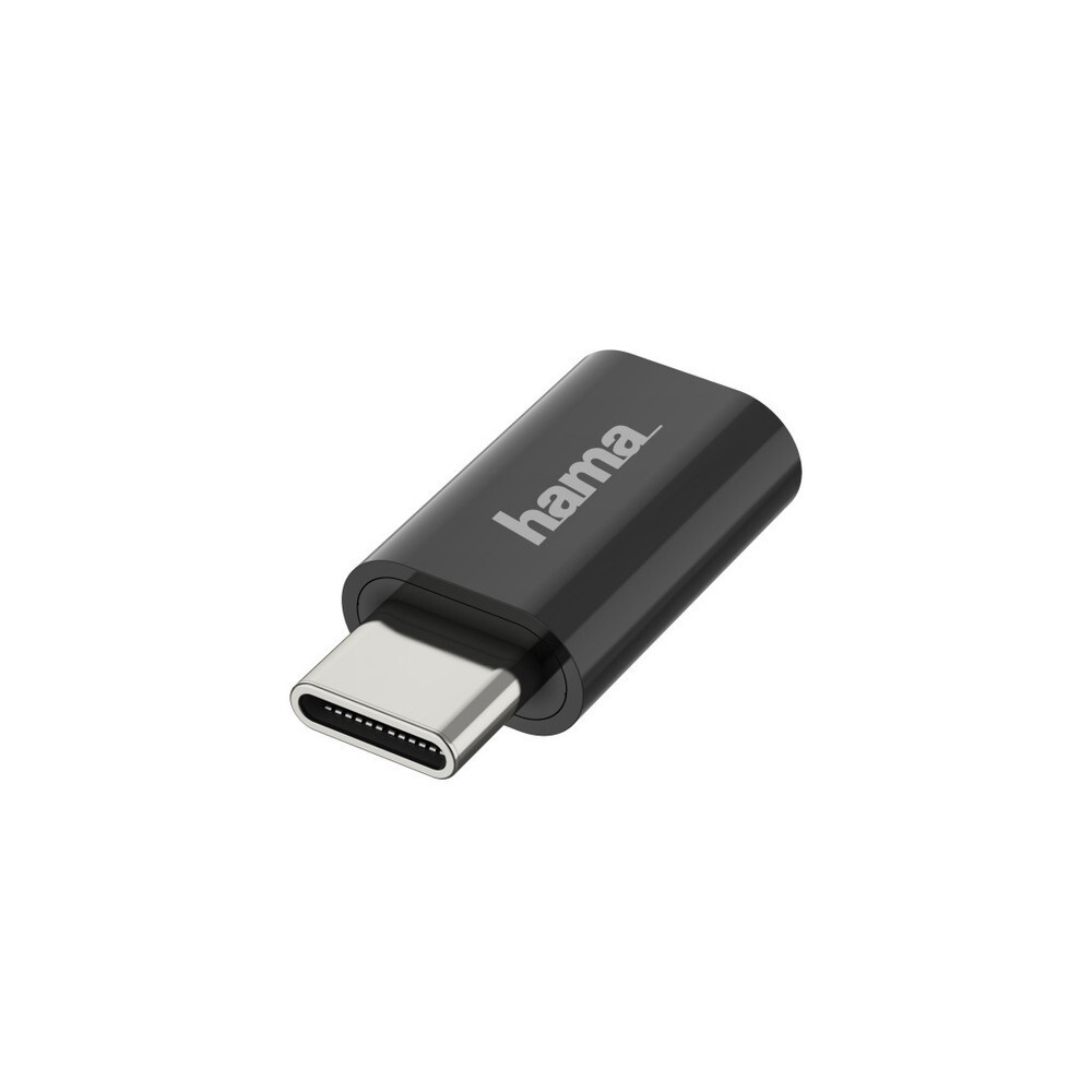 Hama Micro USB naar USB-C kabel, zwart