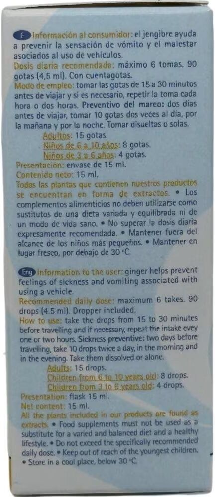 Tegor Sin Mareo Solución Natural Para Viajes Talla Única Unisex