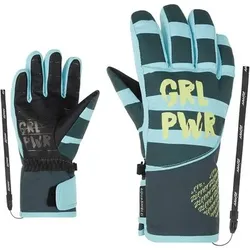 ZIENER Kinder Handschuhe LIWA AS(R) PR GIRLS glove junior, Größe 7 in Grün Grün