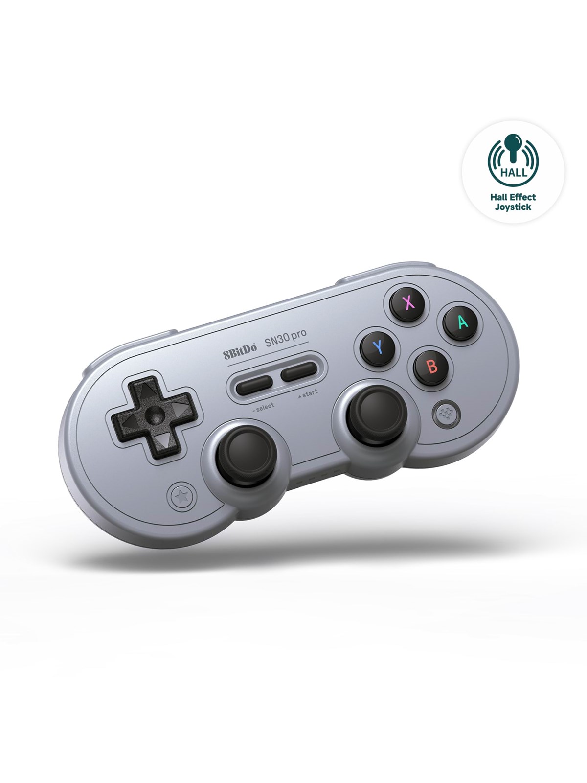 8BitDo SN30 Pro Bluetooth Controller (Hall Effect) - Grey - Wireless Controller - Android