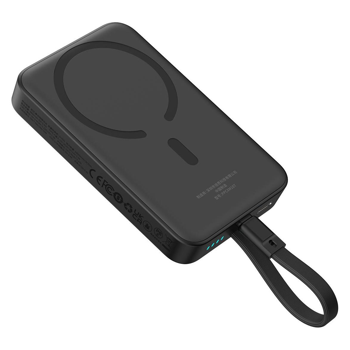 Baseus Magnetic Mini Charger (10000 mAh, 30 W, 38.50 Wh) (P1002210B113-00)