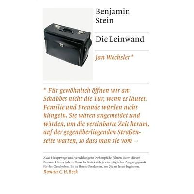 Die Leinwand, Gebundene Ausgabe von Benjamin Stein, C.H. Beck