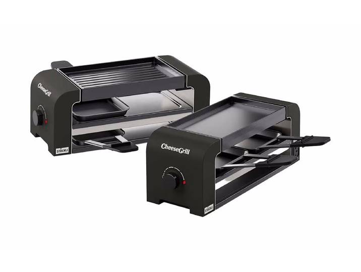 Stöckli CheeseGrill 2 Connect Black Set Raclettegerät – Tischgrill – schwarz