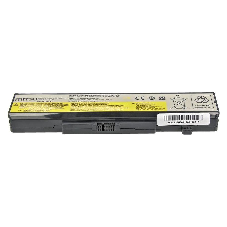 Mitsu BATTERY BC/LE-E530 (LENOVO 4400 MAH 48 WH) - Batterie (6 Zellen, 4400 mAh) (BC/LE-E530)