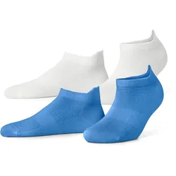 Tchibo - 2 Paar Sneaker-Sportsocken - Damen - Gr. 35-38 - blau