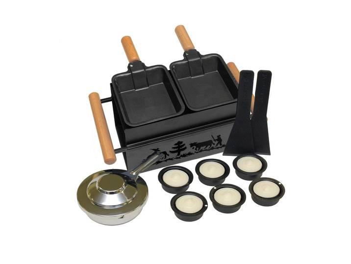 Raclette Heidi Cheese Line Tête-à-Tête , schwarz (schwar,), Raclettes, Raclette