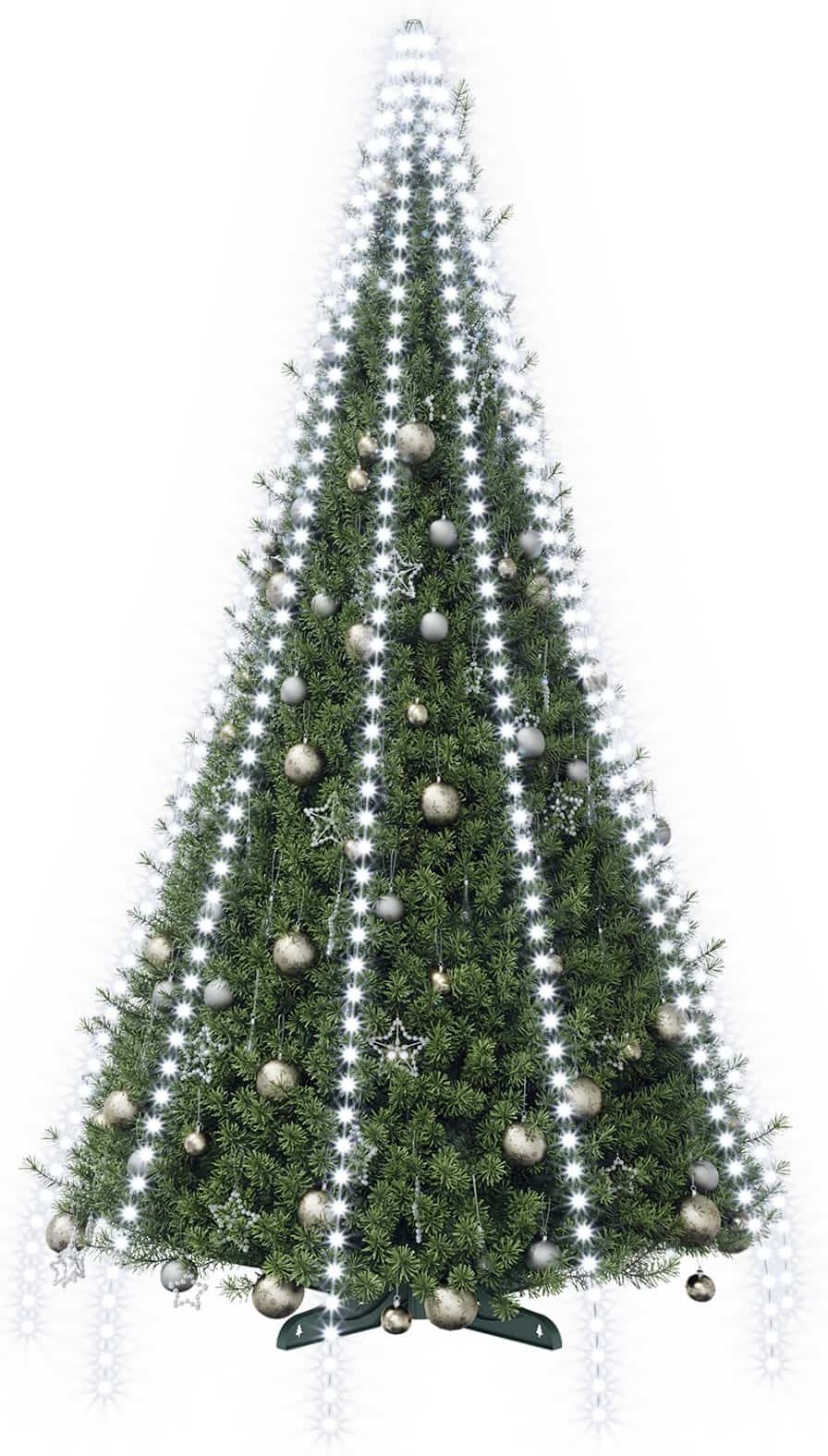 vidaXL Lumières pour sapin de Noël 500 LED Blanc froid 500 cm