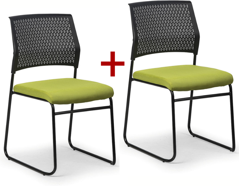 B2B Partner Konferenzstuhl MYSTIC 1+1 GRATIS, grün