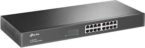 TP-Link TL-SG1016 16-poorts Gigabit netwerkschakelaar voor 19-inch rackmontage