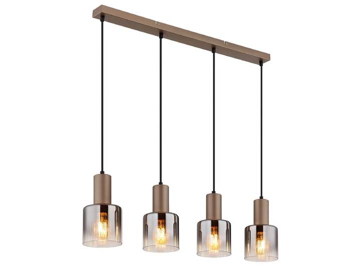 Hängelampe WALTON 78x150cm 40W kaffeefarben