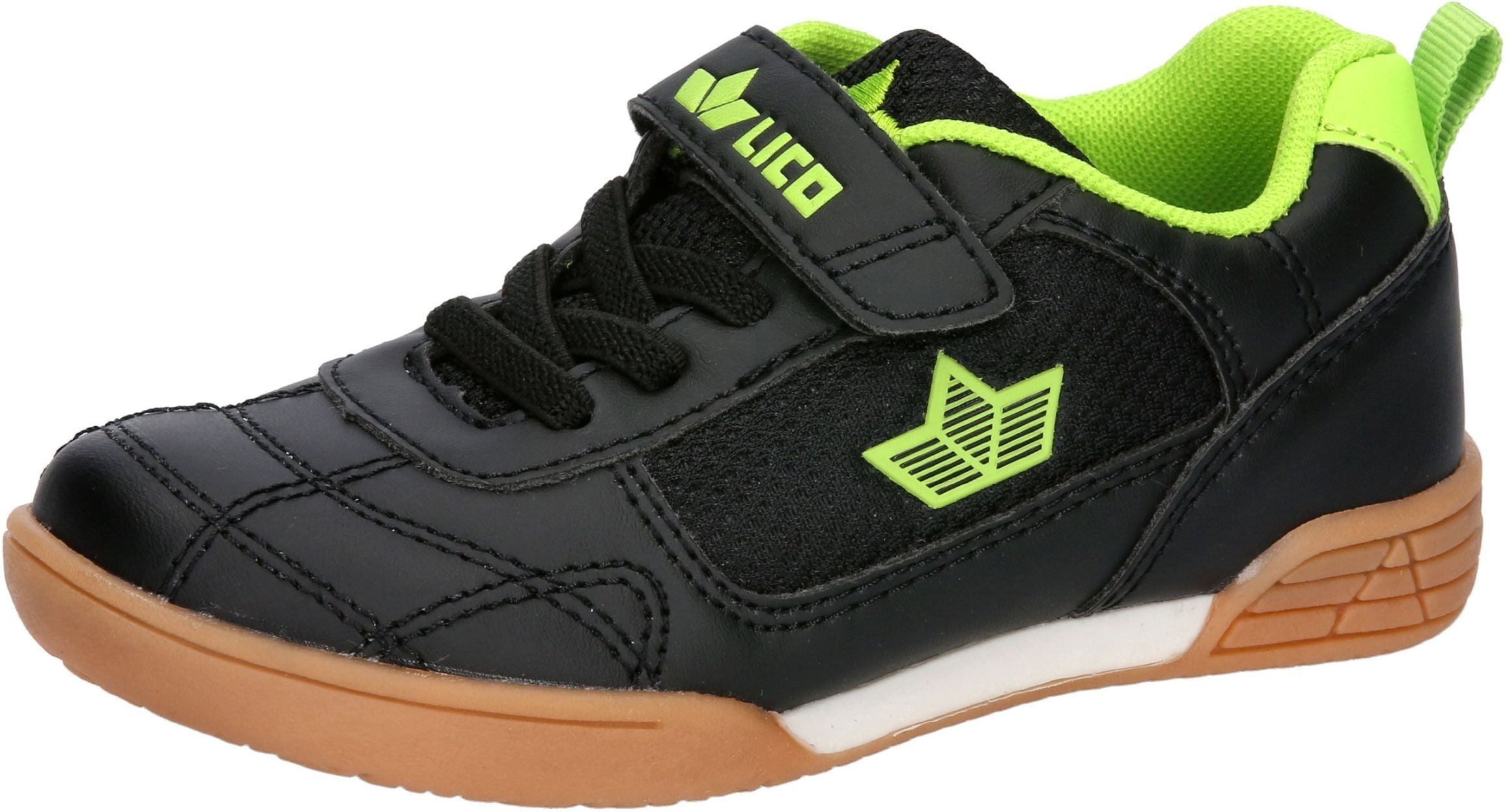 Trainingsschuh LICO "Sportschuh Bernie VS", Jungen, Gr. 25, Textil, schwarz, Synthetik, Schuhe Trainingsschuh schwarz 25, Textil