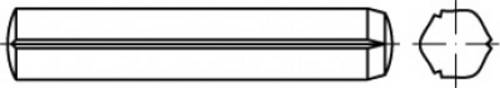 TOOLCRAFT TO-5437674 Zylinderkerbstift 8mm Stahl 100St.