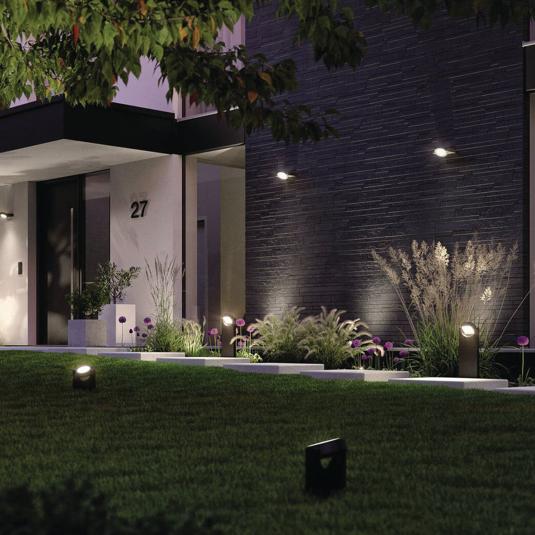 Paulmann - Outdoor Swivea 8W LED Bollard Light in Anthracite