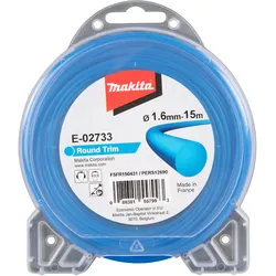 Makita Mähfaden rund 1,6 mm, Ø1,6 mm - 15 m - E-02733