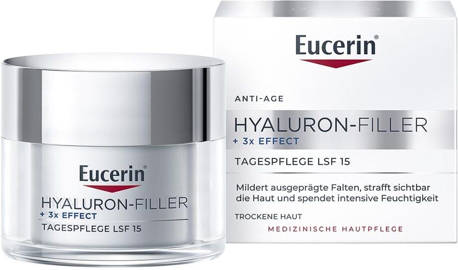 Eucerin Hyaluron-Filler + 3x Effect Tag LSF 15 trockene Haut 50ml