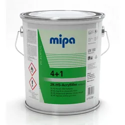 MIPA 4+1 Acrylfiller HS Füller hellgrau, 4Ltr.