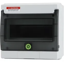 Offgridtec Verteilerkasten mit 9 TE und DIN-Schiene IP66 UV-beständig wasser- und staubgeschützt