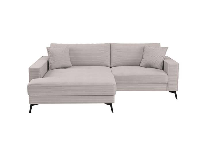 Ecksofa Ted Graubraun S: 174x228 cm
