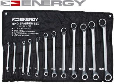 Energy Doppel-Ringschlüsselsatz Ne01001sk12