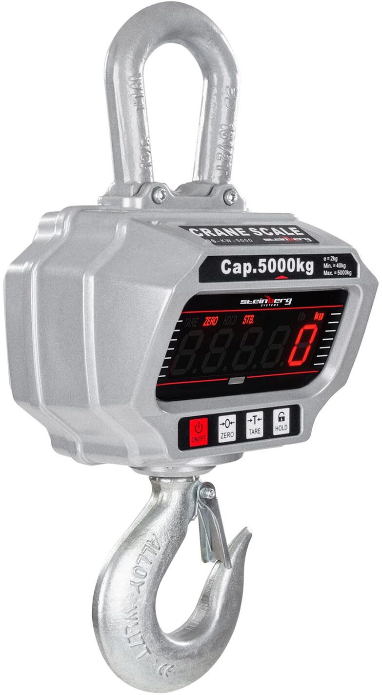 Steinberg Systems Crane Scale - 5000 kg / 2 kg - LED - digital - remote control 50 m SBS-KW-5000