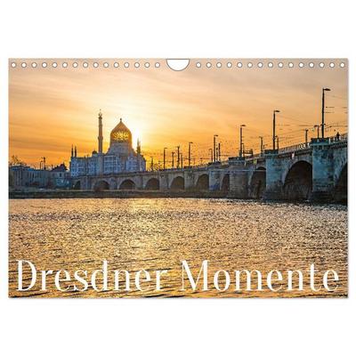 Dresdner Momente (Wandkalender 2026 DIN A4 quer), CALVENDO Monatskalender