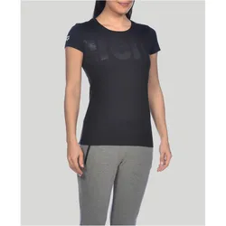 Arena, Damen, Sportshirt, Logo Driven (XS), Schwarz