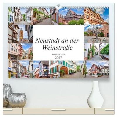 Neustadt an der Weinstraße Impressionen (hochwertiger Premium Wandkalender 2027 DIN A2 quer), Kunstdruck in Hochglanz
