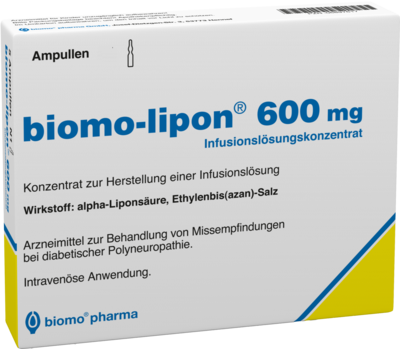 biomo pharma GmbH BIOMO-lipon 600 mg Ampullen 10 St 06897623