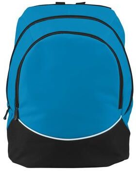 Augusta Sportswear AG1915 Large Backpack in Power Blue/Black/White size ONE   Polyester Blend 1915