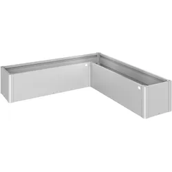 Biohort Pflanzbeet Belvedere B 201 x T 201 cm (Gr. L200) 45 cm (MINI) silber-metallic