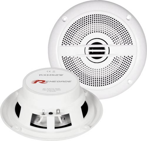 Renegade RXM52W Marine-Lautsprecher 160W Inhalt: 1 Paar