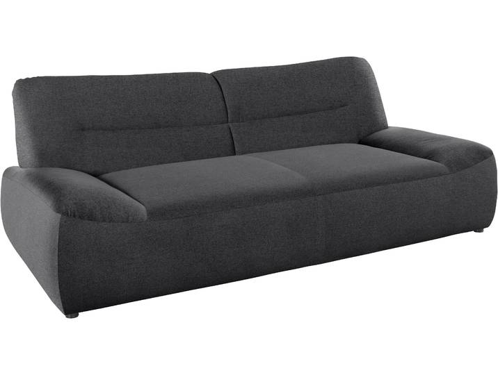 2,5-Sitzer DOMO COLLECTION Cesena modern, elegant und zeitlos, komfortabel, flache Armlehnen , grau (anthrazit), B:224cm H:81cm T:109cm, Sofas, 2 5-Sitzer, fester Sitzkomfort
