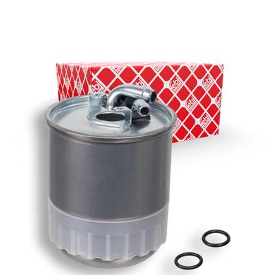 FEBI BILSTEIN Kraftstofffilter 45165 Leitungsfilter 126mm für JEEP DODGE Mercedes FREIGHTLINER SMART
