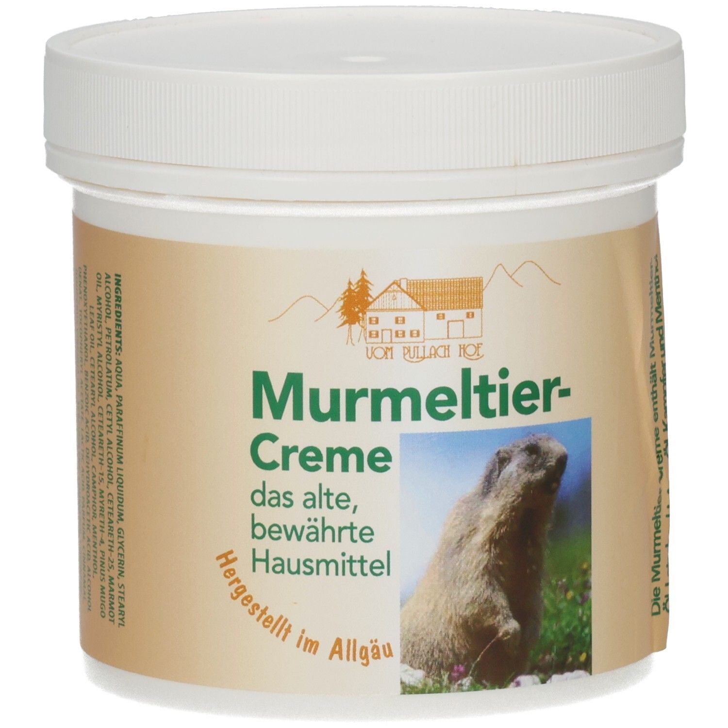 Vom Pullach Hof Murmeltier-Creme, 250ml 250 ml Creme