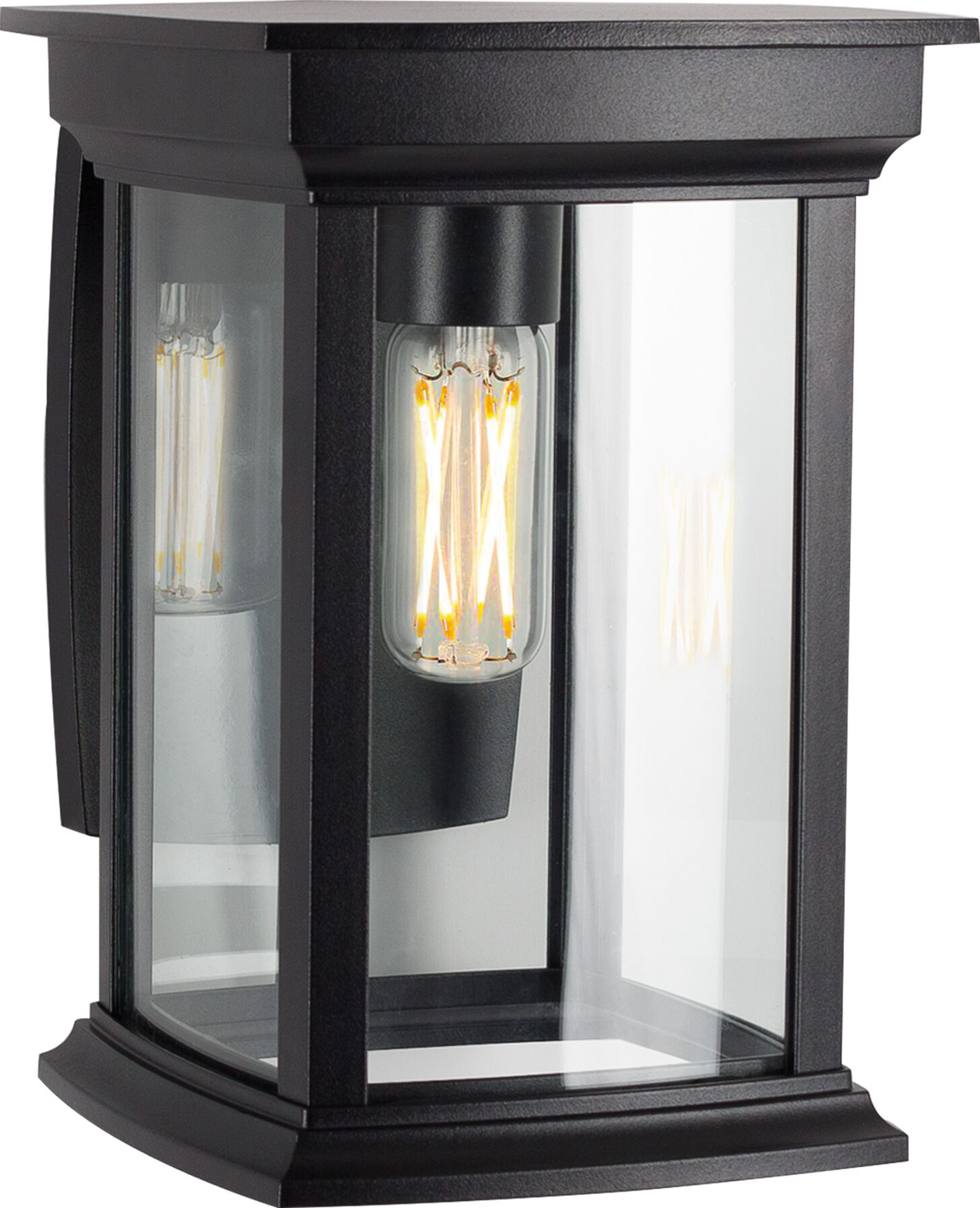 KS Verlichting Carlton Muurlamp Zwart met LED
