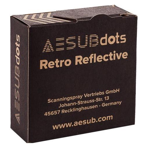 Aesub DOTS TARGETS RETRO EASY 3mm AESD203 SCANNING TARGETS 3000Stk/Rolle (AESD203)