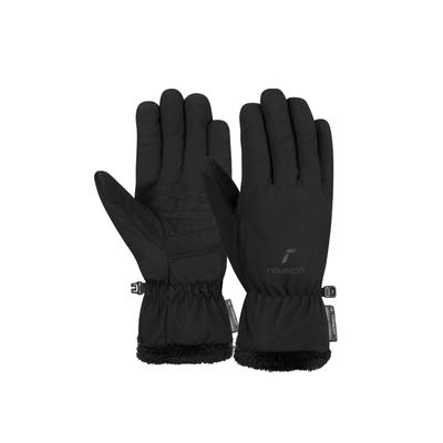 Skihandschuhe REUSCH "Daily Lady STORMBLOXX™", Damen, Gr. 8,5, schwarz, 94% Polyester, 3% Polyamid, 3% Lederimitat, mehrfarbig, Handschuhe, mit TOUCH-TEC™-Funktion