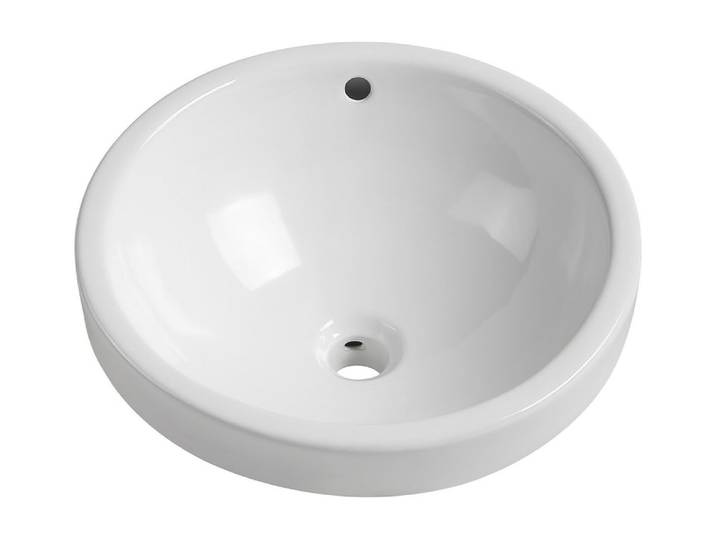 Vasque à encastrer céramique blanc