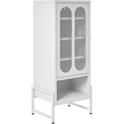 SIDEBOARD Metall Weiß Soletta